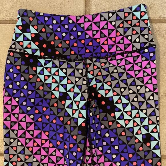 Victoria’s Secret VSX Sport Women’s Extra Small High Waist Leggings Geometric - Picture 2 of 5